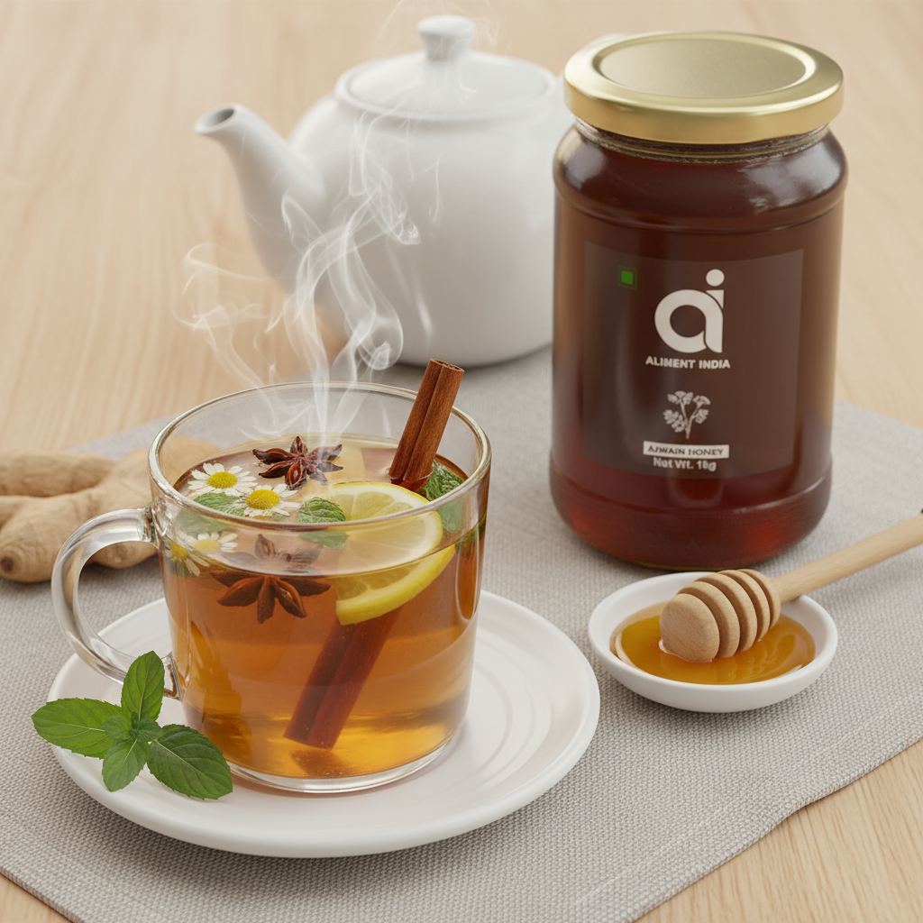 HONEY-INFUSED HERBAL TEA