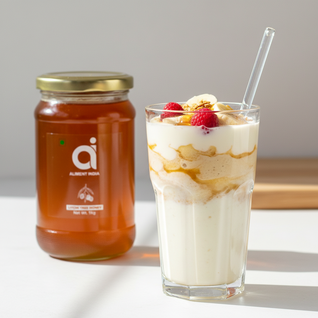 HONEY-YOGURT SMOOTHIE WITH ADAPTOGENS
